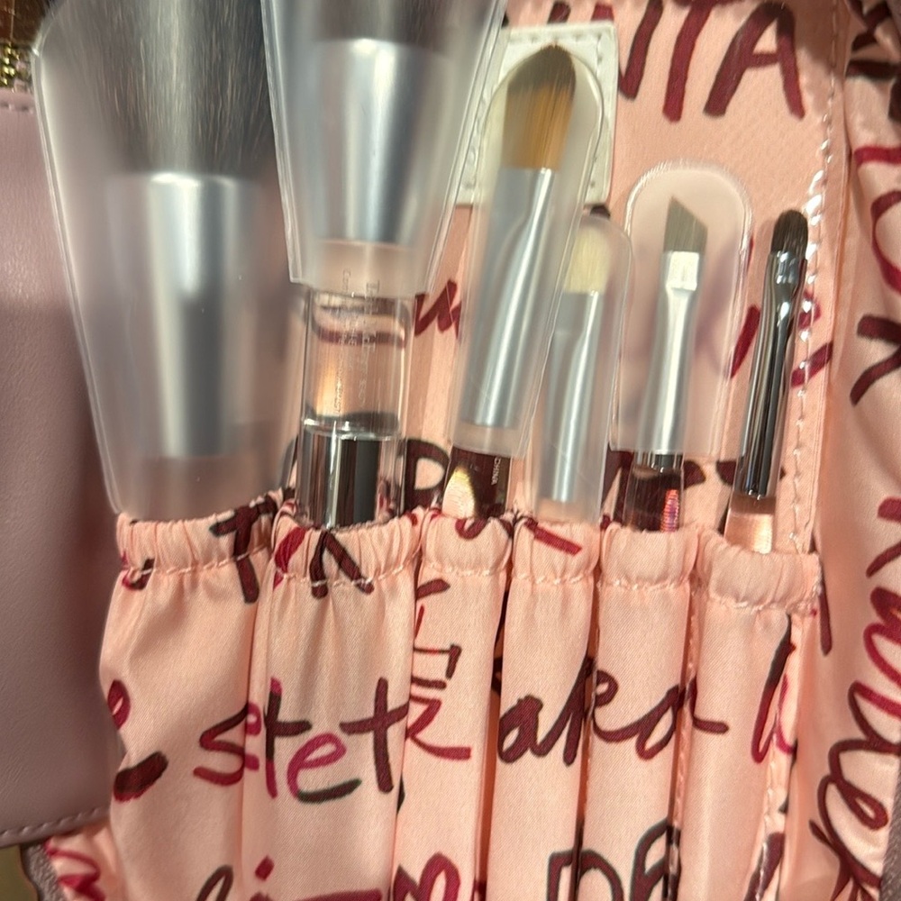 Pink Makeup Brush Set